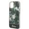 Guess coque arrière rigide pour iPhone 14 - Collection Jungle - Vert