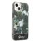 Guess coque arrière rigide pour iPhone 14 Plus - Collection Jungle - Vert