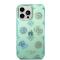 Guess Coque arrière rigide pour iPhone 14 Pro Max - Peony Glitter - Turquoise