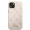 Guess coque arrière rigide pour iPhone 14 Plus - Collection 4G - Metal Buttons & Camera - Rose