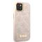 Guess coque arrière rigide pour iPhone 14 Plus - Collection 4G - Gold Camera & Buttons - Magsafe Compatible - Rose