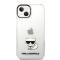 Karl Lagerfeld Coque arrière TPU pour pour iPhone 14 Plus - Choupette - Transparent