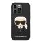 Karl Lagerfeld pour iPhone 14 Pro - Karl's Head - Magsafe Compatible - Noir