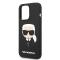 Karl Lagerfeld pour iPhone 14 Pro - Karl's Head - Magsafe Compatible - Noir