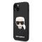 Karl Lagerfeld pour iPhone 14 Plus - Karl's Head - Noir
