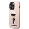 Karl Lagerfeld pour iPhone 14 Pro - Ikonik NFT Karl - Magsafe Compatible - Rose