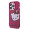 Hello Kitty Coque arrière pour iPhone 15 Pro - Kitty Head - Rose