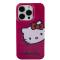Hello Kitty Coque arrière pour iPhone 15 Pro - Kitty Head - Rose