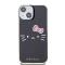 Hello Kitty Coque arrière pour iPhone 15 - Kitty Face - Noir