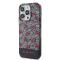 Hello Kitty Coque arrière pour iPhone 14 Pro Max - Bow Pattern - Stripes - Noir