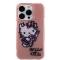 Hello Kitty Coque arrière pour iPhone 15 Pro - Graffiti Guitar - Rose