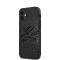 Karl Lagerfeld Coque arrière pour Apple iPhone 12 Mini - Noir Signature Croco