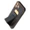 Coque Leather Case avec béquille pour iPhone 15 PRO MAX  noir