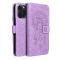 MEZZO Étui livre pour iPhone 15 Pro Max attrape-rêves violet