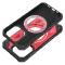 Coque armor compatible avec MagSafe pour iPhone 15 PRO MAX rouge