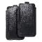ROYAL Pochette universelle en Cuir Taille 2XL+large pour Samsung A12/NOTE 9/Xiaomi REDMI NOTE 10 PRO noir