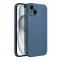 Coque en silicone Mag Cover compatible avec MagSafe pour iPhone 15 PLUS bleu
