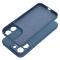 Coque Mag Cover en silicone compatible avec MagSafe pour iPhone 15 PRO MAX bleu