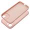 Coque Mag Cover en silicone compatible avec MagSafe pour iPhone 15 rose