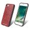 Pierre Cardin silicon coque rouge pour Apple iPhone 7/8 (8719273129463)