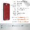 Pierre Cardin silicon coque rouge pour Apple iPhone 7/8 Plus (8719273130223)