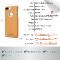 Pierre Cardin Coque cuir véritable pour Apple iPhone 7/8 Plus - Marron 