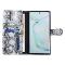 UNIQ Accessory Etui pour  Galaxy Note 10 Plus  - Noir et Blanc Peau de serpent 