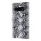 UNIQ Accessory Etui pour Samsung  Galaxy S10  - Noir et Blanc Peau de serpent 
