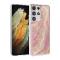 UNIQ Coque en TPU pour  Samsung Galaxy S21 Ultra  - Marble Pink