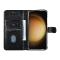 UNIQ Accessory Étui pour Samsung Galaxy S23 - Porte-cartes pour 3 cartes - Fermeture magnétique -Noir