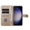 UNIQ Accessory Étui pour Samsung Galaxy S23 Plus - Porte-cartes pour 3 cartes - Fermeture magnétique -Or