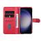 UNIQ Accessory Étui pour Samsung Galaxy S23 Plus - Porte-cartes pour 3 cartes - Fermeture magnétique -Rose vif