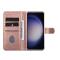 UNIQ Accessory Étui pour Samsung Galaxy S23 Plus - Porte-cartes pour 3 cartes - Fermeture magnétique -Rose Gold
