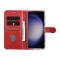 UNIQ Accessory Étui pour Samsung Galaxy S23 Plus - Porte-cartes pour 3 cartes - Fermeture magnétique -Rouge