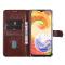 UNIQ Accessory Étui pour Samsung Galaxy A04 - Porte-cartes pour 3 cartes - Fermeture magnétique -Marron