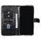 UNIQ Accessory Étui pour Samsung iPhone 15 Pro Max - Porte-cartes pour 3 cartes - Fermeture magnétique -Noir