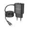 Dudao 2x chargeur mural USB avec câble Lightning 12 W intégré noir 