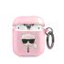 Karl Lagerfeld Coque Airpods - Airpods 2  - Glitter - Karl - Rose