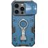 Nillkin CamShield Armor Pro Coque magnétique pour iPhone 14 Pro Housse magnétique MagSafe avec protecteur d'appareil photo Bleu