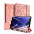 Coque Dux Ducis Domo avec support pour Samsung Galaxy Tablette S9 FE - rose