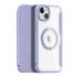 Coque Dux Ducis Skin X Pro Magnetic Flip MagSafe pour iPhone 15 Plus - Violet
