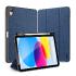 Dux Ducis Domo étui smart cover support pour iPad 10.9'' 2022 bleu