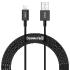 Câble USB Baseus Supérieur - Lightning 2,4 A 2 m noir 