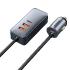 Chargeur de voiture Baseus partage 2x USB / 2x USB Type C 120W PPS Charge rapide Power Delivery gris 