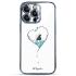 Coque en silicone Kingxbar Wish Series avec cristaux pour iPhone 15 Pro Max - bleu
