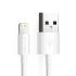 Câble USB-A certifié Choetech - Lightning MFI 1.8m blanc 