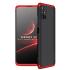GKK 360 Protection Coque Front and Back Coque Full Body Cover Samsung Galaxy M51 noir-red