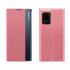 New Sleep Coque Coque Type Coque avec kickstand function pour Samsung Galaxy A02s EU pink