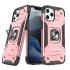 Housse hybride Ring Armor robuste + support magnétique pour iPhone 13 Pro Max Rose