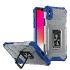 Crystal Ring Coque Kickstand résistante Rugged Cover pour iPhone XS Max bleu
